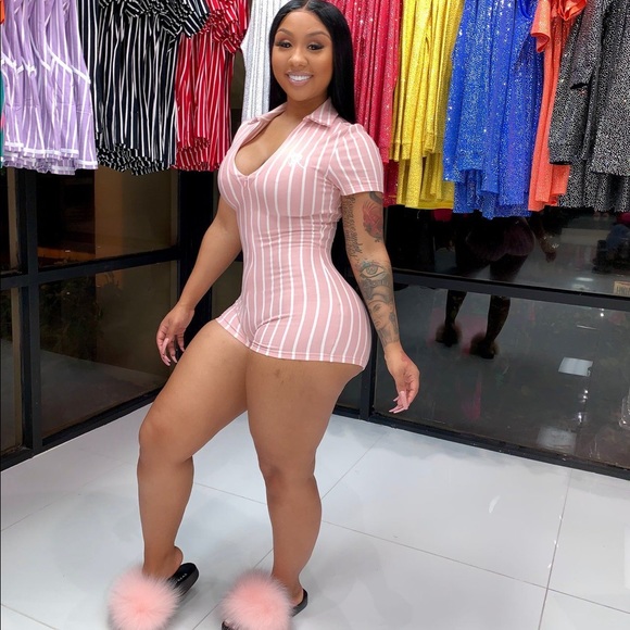 Pants - Gsuwoo pussycat suit blush